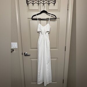 Abercrombie & Fitch | Bubble Top Maxi Dress in White XS